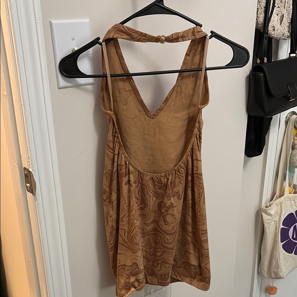 Motel Rocks Tan Patterned Top - Picture 5 of 6